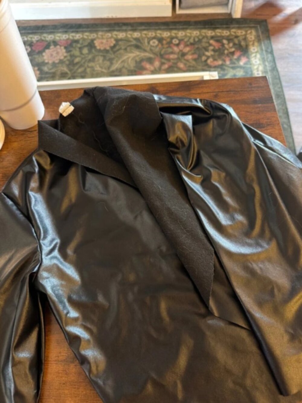 Girls Leather Blazer
